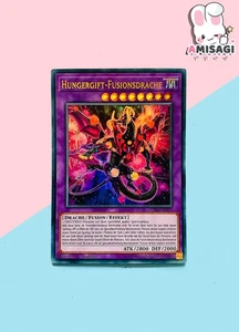 Yu-Gi-Oh! - Hunger Gift Fusion Dragon LEDD-DEC25 Card Trading Card TCG German - Picture 1 of 3