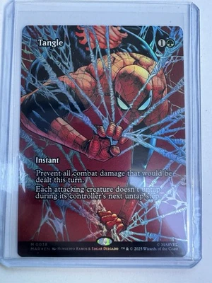 MTG Spider-Man Tangle Borderless Foil M0038 - Image 1 of 2