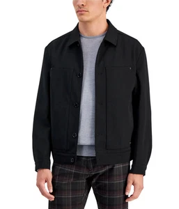 Hugo Boss Mens Solid Bomber Jacket, Black, Medium - Picture 1 of 1