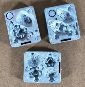 Juego de 3 moldes Mattel Thingmaker Creeple People 4482-051, 052 y 053 - Imagen 1 de 10