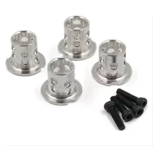 ALLOY Adjustable Body Mounts 4pcs Silve for 6mm body post for 1:10 RC car truck - Picture 1 of 3