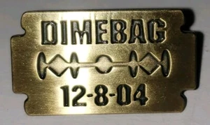 Dimebag Darrel Heavy Metal Band Pantera Commemorative Lapel Enamel Brooch Pin - Picture 1 of 7