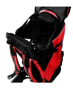 ClevrPlus Cross Country Baby Backpack Carrier, Red, Toddler Hiking Backpack with - Picture 1 of 3