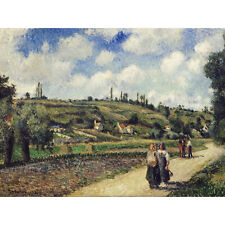 Pissarro Landscape Near Pontoise The Auvers Road 1881 Extra Large Art Poster
