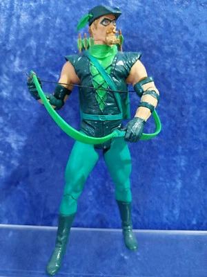 2007 DC Direct Alex Ross Justice League Loose Green Arrow - Image 1 of 4