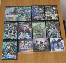 Lot 12 PS2/PS1 MOBILE SUIT GUNDAM/SD GUNDAM SET  BANDAI NTSC-J
