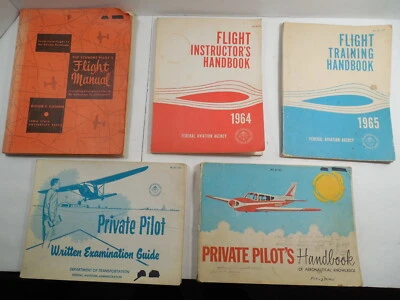 Lote de 5 Manuales de Entrenamiento de Vuelo de la década de 1960, Ver Fotos y Descripción Foto 1 de 4