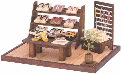Miniature Craft Kit Geta Shoes Shop Small Sousaku Rakuza MADE IN JAPAN