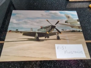 8 x 5 inch PHOTOGRAPH OF A MUSTANG AIRCRAFT - Picture 1 of 1
