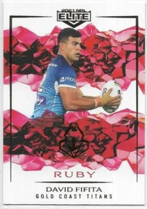 2021 Nrl Elite Mojo Ruby (MR040) David FIFITA Titans 20/46 - Picture 1 of 1