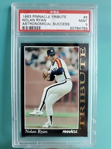 💥 1993 Pinnacle Tribute Nolan Ryan "Astronomical Success" #8 PSA 9 💥POP 3 