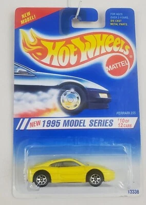 Hot Wheels 1995 Ferrari 355 Yellow NOC - Image 1 of 4