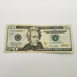 2009 Twenty Dollar $20 Bill Federal Reserve Star Note San Francisco Paper Money - Picture 1 of 6