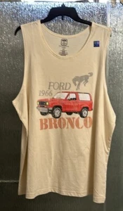 Ford Bronco Tank Top 25” P2P 31” Length Men’s XXL Orig $15 - Picture 1 of 5