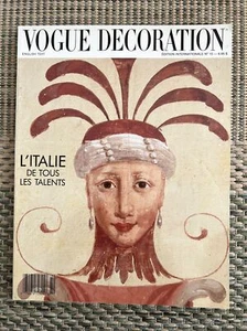 Rare: VOGUE Decoration Magazine #15 Sept 1988 Interior Design - Picture 1 of 2
