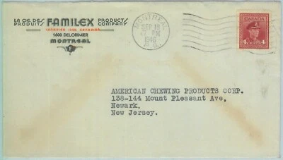 83267  - CANADA - POSTAL HISTORY - ADVERTISING  COVER 1946  Medicine CHEMIST - Image 1 of 2
