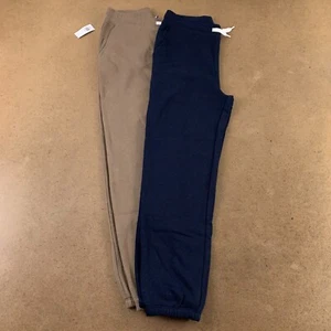 Old Navy Youth Gender-Neutral Size Large (10-12) Jogger Sweatpants 2-Pack NWT - Picture 1 of 6