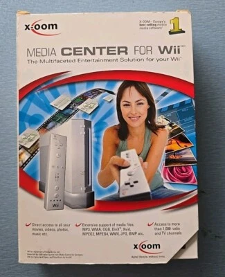 Brand New X-oom Media Center for Nintendo Wii Movies Videos Photos Radio Access - Image 1 of 4