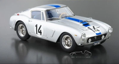 1:18 CMC 1961 Ferrari 250 GT Berlinetta Silver #14 LeMans M-079 RARE L/E 200 PC - Image 1 of 4