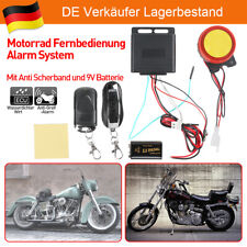 Produktbild - 12V Motorrad Alarmanlage mit Motorstart 2Funkfernbedienung für Alle Roller Moped