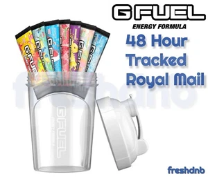 G Fuel White Winter Starter Kit Shaker Cup - 6 Sachets - Genuine UK Gfuel Seller - Picture 1 of 3