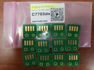 12 x C6J59 DRUM Chip (IMAGING UNIT) for Dell C7765dn Color Laser Refill - Picture 1 of 2