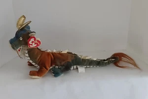 Ty Zodiac Chinese Beanie Babies Dragon w Tag 2000 - Picture 1 of 8