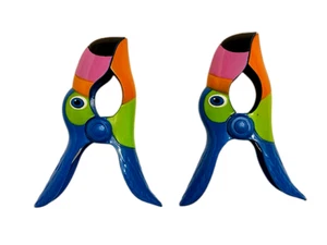 Blue Toucan Beach Towel Clips - Picture 1 of 4