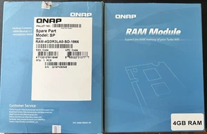 QNAP RAM-4GDR3L-SO-1866 memory module 4 GB 1 x 4 GB DDR3 1866 MHz - Picture 1 of 2