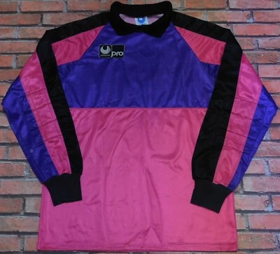 UHLSPORT MAGLIA SHIRT CALCIO NOLEL PORTIERE VINTAGE MADE IN GERMANY (594) tg 7/8 - Immagine 1 di 3