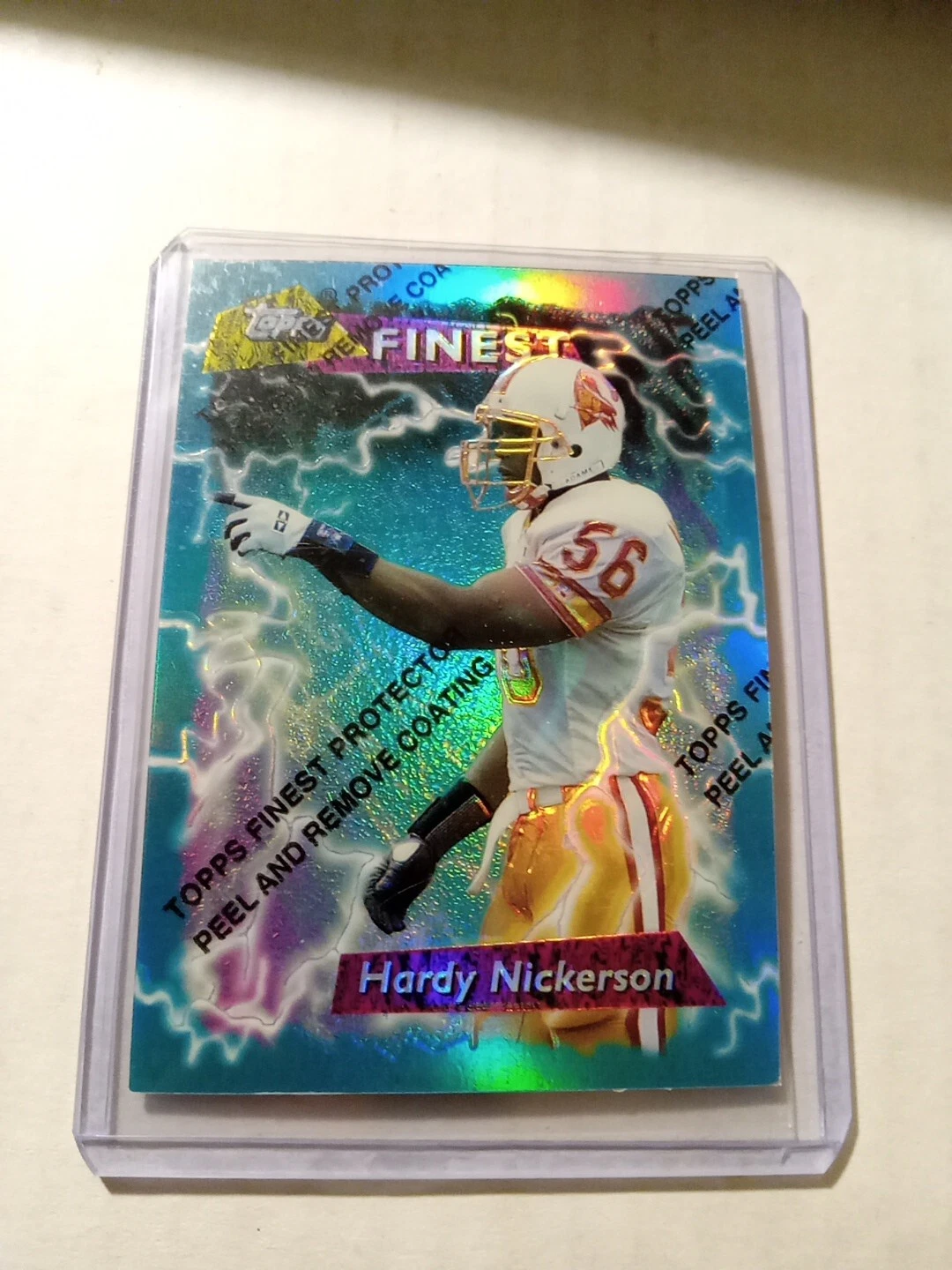 1995 Topps Finest Refractor Hardy Nickerson #151 With Coating