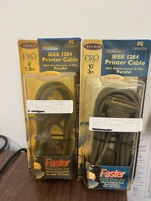 BELKIN - IEEE 1284 PRINTER CABLE - 6' & 10'  - Image 1 of 3
