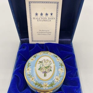 Halcyon Days Enamels Trinket Box Diana Princess of Wales Memorial Fund #3030 - Picture 1 of 12