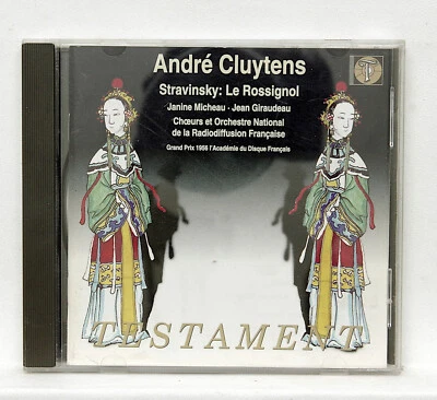 ANDRE CLUYTENS, JANINE MICHEAU ⸺ STRAVINSKY Le Rossignol ⸺ TESTAMENT CD NM - Image 1 of 2
