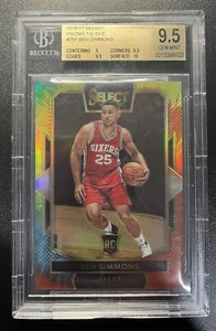 2016-17 Ben Simmons Select Courtside Tie Dye Prizm #251 Rookie /25 BGS 9.5 PMJS - Picture 1 of 2
