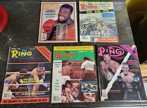 1978 - 86 THE RING Boxing Magazine Lot Of 5, Larry Holmes - Picture 1 of 5