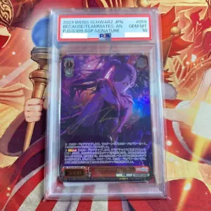 PSA10 Shiraishi An Because Team Mates COLORFUL STAGE! Weiss Schwarz SSP No.059 - Picture 1 of 4