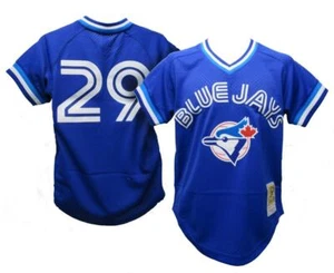 1993 Joe Carter #29 Toronto Blue Jays Mens Size XS Mitchell & Ness Jersey $100 - Picture 1 of 13