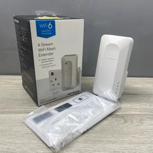 NETGEAR EAX12 WiFi Extender Range Booster Bezprzewodowy WiFi 6 Repeater AX1600 biały - Zdjęcie 1 z 17