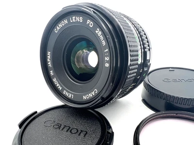 Canon New FD mount 28mm F2.8 MF Wide Angle vintage Lens AE-1 ae1 A-1 F1 Tested - Image 1 of 4