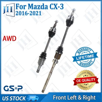 Juego de ejes CV par delantero izquierdo derecho OE para Mazda CX-3 L4 2016-2021 2,0 L AWD Foto 1 de 4