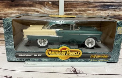 Chevrolet Bel Air 1955 modelo diecast 1:18 American Muscle Foto 1 de 4