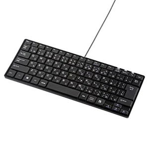 SANWA SUPPLY USB Slim Keyboard Black SKB-SL18BK Free Ship w/Tracking# New Japan - Picture 1 of 10