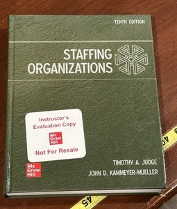 Staffing Organizations ISE  10th Ed. Pb by Kammeyer-Mueller. Hardback - Picture 1 of 4