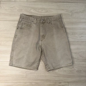 Vintage Lee Shorts Herren 31 hellbraun Denim 90er distressed Grunge leichter Farbverlauf verwaschen - Bild 1 von 6
