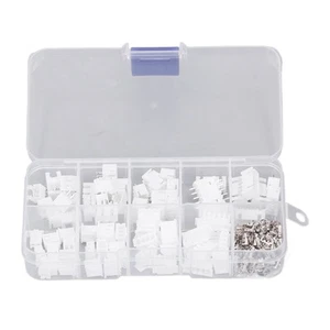 230Pcs JST Connector Kit Plastic Shell Brass Contact 2P 3P 4P 5P XH2.54mm. - Picture 1 of 24