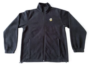 Harriton - Adult XS Subway Employee Worker Black Full Zip Fleece Sweater - Picture 1 of 6