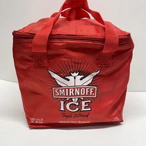 SMIRNOFF ICE DREIFACH GEFILTERTE TASCHE FASST 12 FLASCHEN DOSEN LUNCHBOX KÜHLBOX TRAGEN - Bild 1 von 7