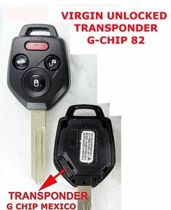 SUBARU REMOTE OEM UNCUT KEY 2012 - 2018 UNLOCKED G CHIP CWTWB1U811 MEXICO 315MHz - Picture 1 of 3