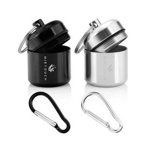 Portable Keychain Pill Holder Case for Round Glucose Tablets & Critical Medic... - Picture 1 of 9